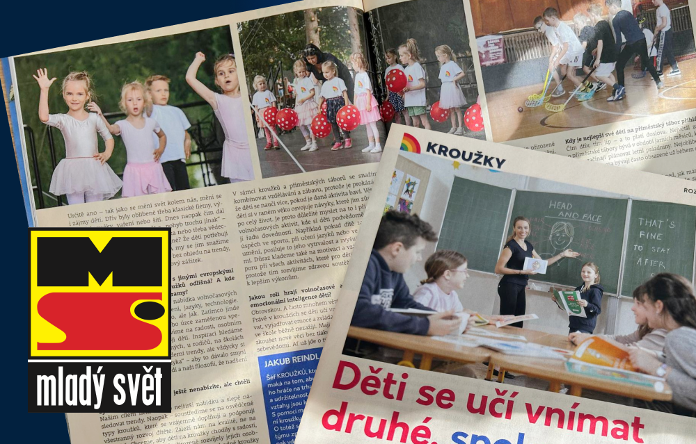 Přečtěte si o nás v Mladém světe.